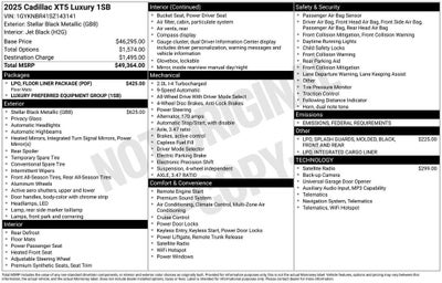 2025 Cadillac XT5 Luxury